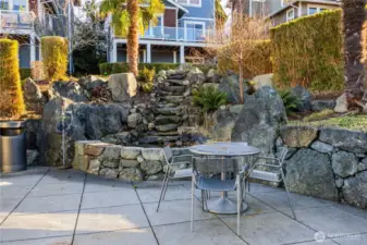 Waterfall in common area