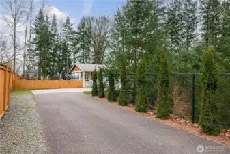 House exterior and driveway.