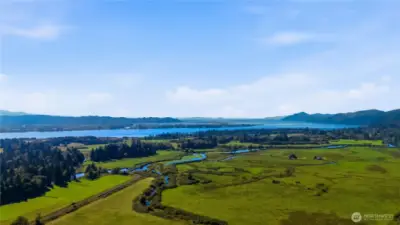 Gorgeous views all the way to Oregon!