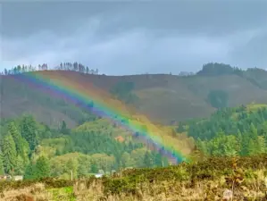 Rainbow over the valley
