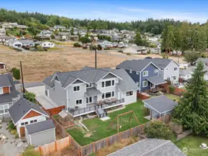 Home is across the street from a protected Community Play field which will never be built on.