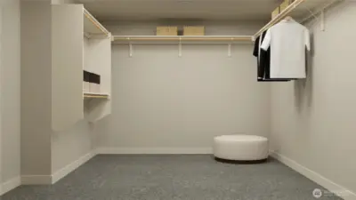 Primary Walk In Closet
