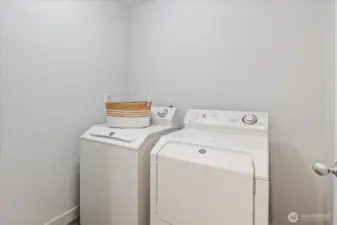 Added bonus: Upstairs utility room is great and convenient.