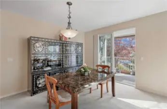Dining Room To Balcony View