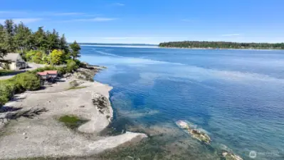 Public Beach by Ferry