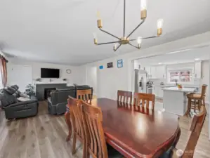 Dining Area and Living Room