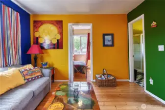 Great area for a family room or other area