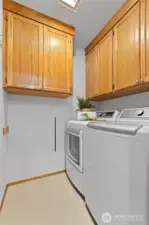Dedicated laundry space