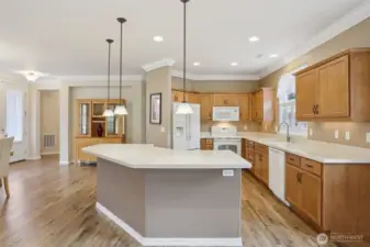 Crown molding throughout the entire home!