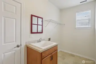 Sink in the laundry room off of the garage is essential. A lot of the homes in jubilee dont have the sink in the laundry room