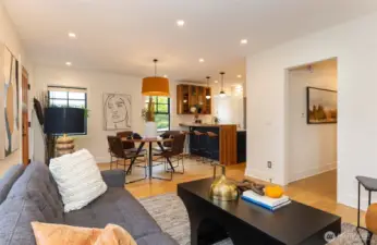 Open living room
