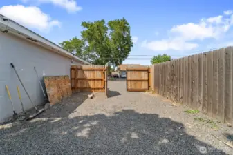Gate to RV Parking