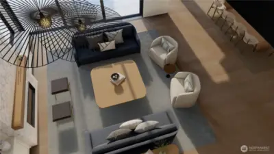 Stunning two story great room