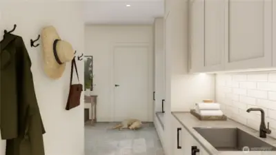Main floor laundry