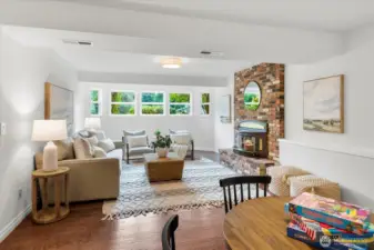 Lovely lower level family room