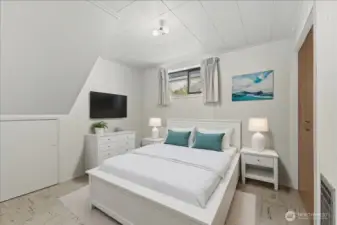 Bedroom 2 main floor virtually staged