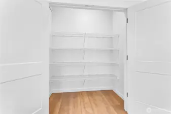 What a spacious pantry!