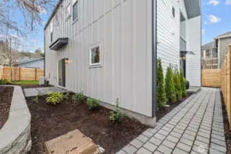 Another view of side yard