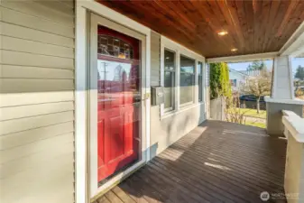 Perfect rocking chair porch.