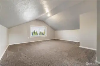 Another angle on the upper floor bedroom.