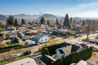 Sweet in town property! Screened for privacy.