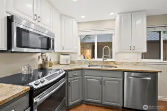 Kitchen with Windows