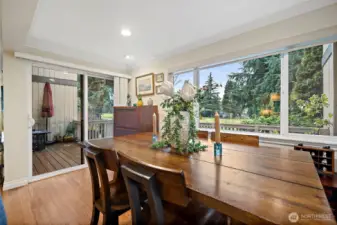 Formal Dining with Golf Course View