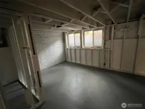 Basement looking NE