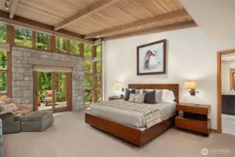 Primary suite with access to the patio