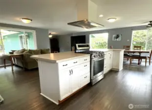 Chefs Kitchen, double sinks and massive island