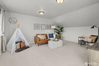 Bonus room on upper level