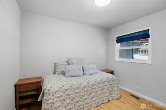 Bedroom 3, faces front of home.