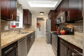 Updated Stainless Appliances help speed your meal preparation…
