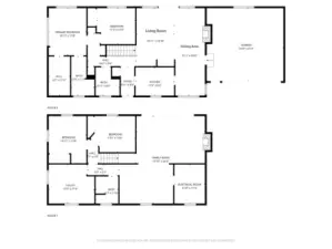 Main & Lower floor layout & measurements..