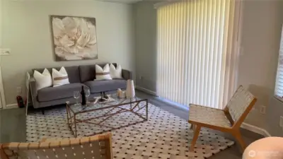 Previously staged living room