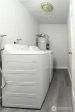 In Unit - Full size washer and dryer
