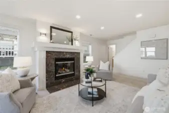 Living room (staged)