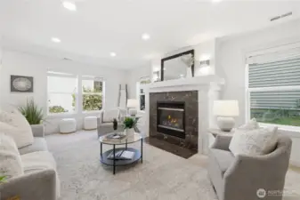 Living room (staged)