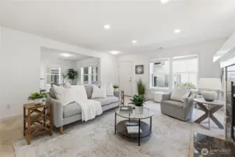 Living room (staged)