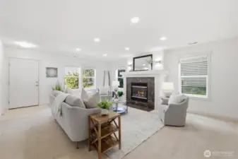 Living room (staged)