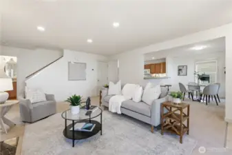 Living room (staged)