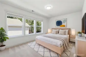 Second bedroom (virtually staged)