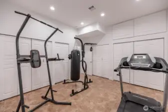 additional bedroom/workout room