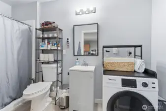 Unit C Bath and laundry