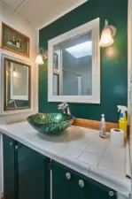 Guest bathroom with updates.