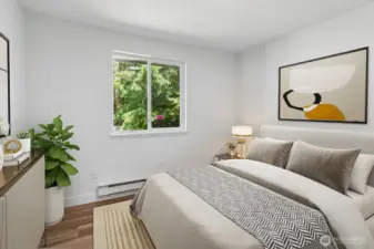 Virtually Staged Bedroom