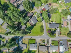 Aerial View of Entire Lot