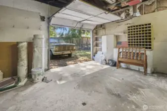 Shop Access thru Side Door and Garage Door