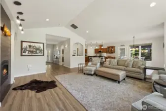 From the great room, looking back at entry/foyer.