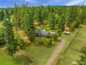 Nestled way off the main road in the friendly Littlerock community, this 4 bedroom rambler offers privacy on 5 acres with 2 acres of fenced pasture. Ideal for Chickens, horses and/or cows.